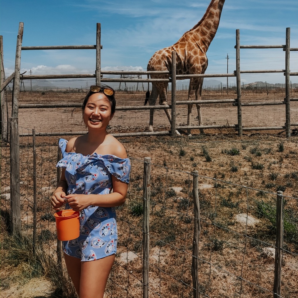 Blue romper